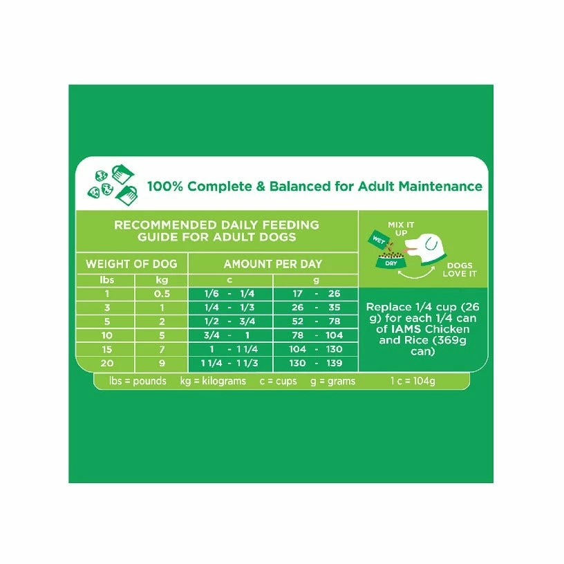 Iams Adult Small & Toy Breed Dry Dog Food with Real Chicken & Whole Grains, 7 lb. Bag 5 Iams Adult Small & Toy Breed Dry Dog Food with Real Chicken & Whole Grains, 7 lb. Bag - Image 3