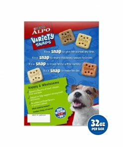 Purina ALPO Variety Snaps Little Bites Dog Treats with Beef Chicken Liver & Lamb Flavors Dog Treats, 32 oz. Box -Pets & Wildlife Sales Store 458d2f6e9e3ebd517145dc24eca329fedbdbc9d4 00011132003920 02