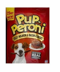 Pupperoni Pup-Peroni Filet Mignon & Bacon Flavors Dog Treats, 20 oz. Bag