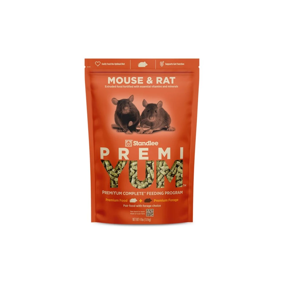 Standlee Premium Western Forage Standlee PremiYum Mouse & Rat Food, 4 lb. Bag - Small Animal Feed & Treats 3 Standlee Premium Western Forage Standlee PremiYum Mouse & Rat Food, 4 lb. Bag - Small Animal Feed & Treats