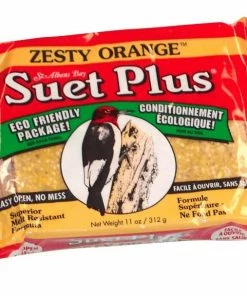 St Albans Bay Zesty Orange Suet Cake - 207 - Bird Seed & Food