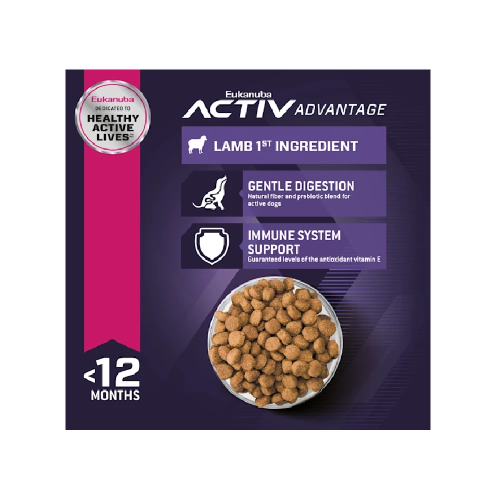 Eukanuba™ Puppy - Lamb 1st Ingredient Dry Dog Food, 15 lb. Bag 4 Eukanuba™ Puppy - Lamb 1st Ingredient Dry Dog Food, 15 lb. Bag - Image 2