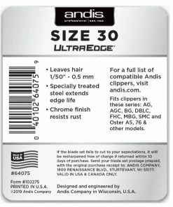 Andis Size 30 Blade Ultraedge 64075 - Clippers & Shears -Pets & Wildlife Sales Store 4bbff920251860bdc6b49e21830a2195ff79ebfc 13810129 3