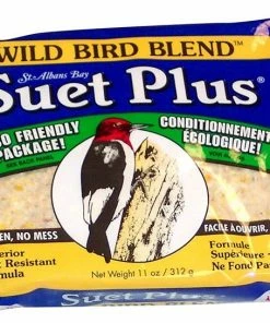 Suet Plus St Albans Bay Wild Bird Blend Suet Cake - 203 - Bird Seed & Food