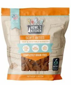 Howl's Kitchen Soft Bites Beef & Vegetable Nuggets, 6 oz. Pouch - Dog Treats