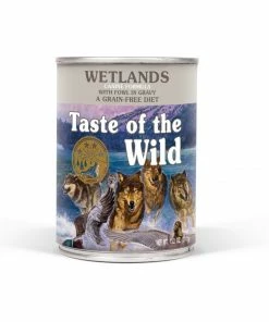 Taste of the Wild Grain Free Wetlands Canine Recipe with Fowl in Gravy, 13 oz. Can - Wet Dog Food