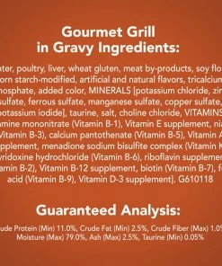 Purina Friskies Meaty Bits Gourmet Grill in Gravy Adult Wet Cat Food, 5.5 oz. Can -Pets & Wildlife Sales Store 4f122b063a9b2644b78cddf8e83d114efad619ff 00050000420544 19