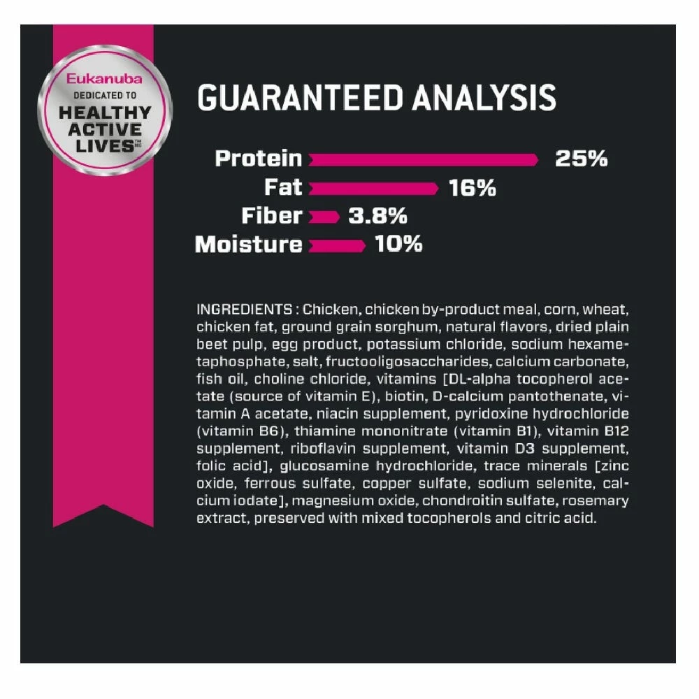 Eukanuba Adult Medium Breed Chicken Formula Dry Dog Food, 16 lb. Bag 4 Eukanuba Adult Medium Breed Chicken Formula Dry Dog Food, 16 lb. Bag - Image 2