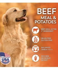 SPORTMiX Wholesomes Grain-Free Beef Meal & Potatoes Formula Adult Dry Dog Food, 35 lb. Bag -Pets & Wildlife Sales Store 51d1561994aa3f98d1e13f390090e36fe0fb9dcc 12525200 3