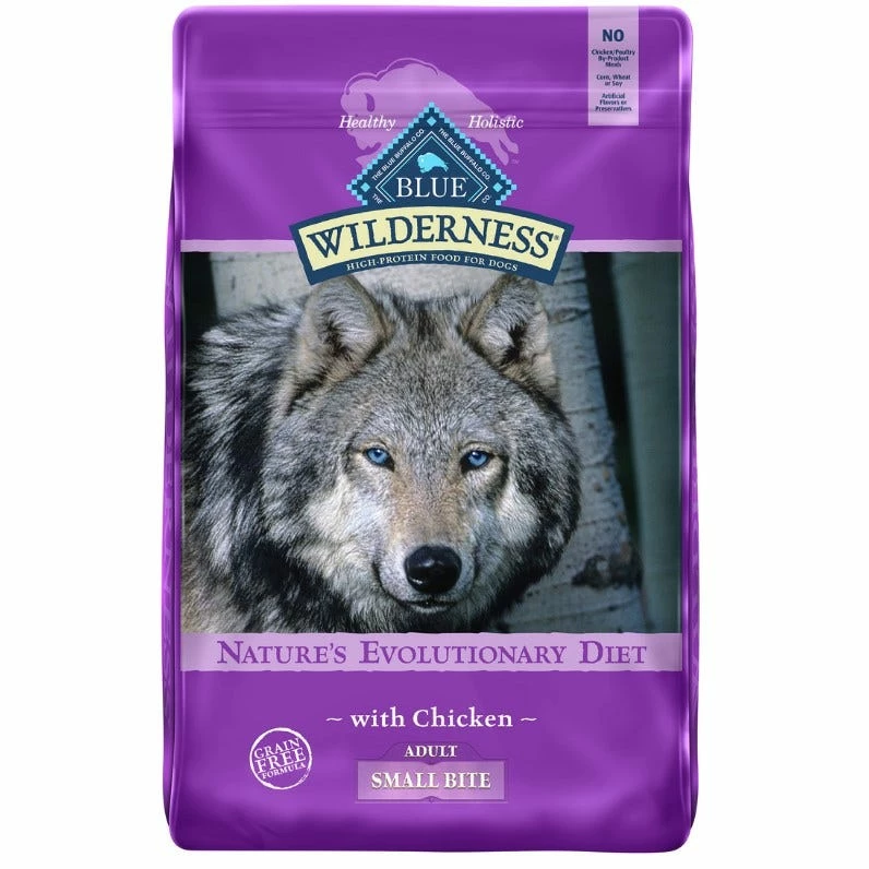 Blue Buffalo Wilderness Adult Small Bite Chicken Recipe Grain-Free Dry Dog Food, 24 lb. Bag 3 Blue Buffalo Wilderness Adult Small Bite Chicken Recipe Grain-Free Dry Dog Food, 24 lb. Bag