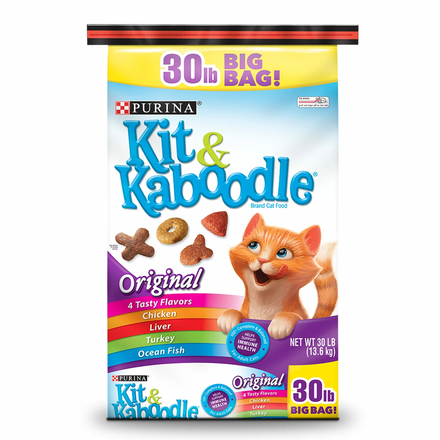 Purina Kit & Kaboodle Original Adult Dry Cat Food, 30 lb. Bag 5 Purina Kit & Kaboodle Original Adult Dry Cat Food, 30 lb. Bag - Image 3
