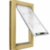 Endura Flap Pet Door - Door Mount - Small Single Flap - 6" W x 11" H - Tan frame 03PP06 1T - Pet Doors -Pets & Wildlife Sales Store 55f00f88655e48883f39ad4acc9d19f62c50777e 93401002 93401002 image 93401002