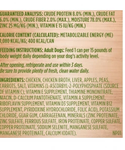 Rachael Ray Nutrish Zero Grain Real Chicken & Apple Recipe, Wet Dog Food, 13 oz. -Pets & Wildlife Sales Store 560b59849de1c91b6e53ffd09e928385a0ad93ba 11022292 5