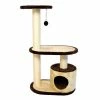 Iconic Pet - Three Tier Cat Tree Condo with Multiple Posts, Beige/Brown - 51523 - Cat Towers & Trees -Pets & Wildlife Sales Store 5c7406716067fc029b25ed2f782b400c4f0b966a 51523