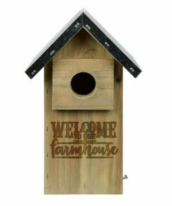 Nature's Way Rustic Weathered Bluebird House - WWGH3-DECO - Wild Bird Houses