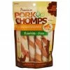 Pork Chomps Real Chicken Wrapped Twist 4ct - DT907V - Dog Treats