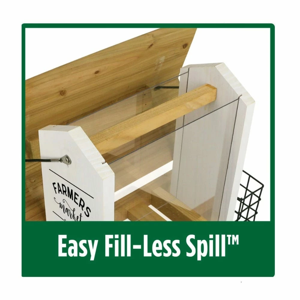 Nature's Way 3 Quart Farmhouse Hopper Bird Feeder - WWLF2-DECO - Wild Bird Feeders 7 Nature's Way 3 Quart Farmhouse Hopper Bird Feeder - WWLF2-DECO - Wild Bird Feeders - Image 5