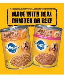 Pedigree® Chopped Ground Dinner Beef & Chicken Variety Pack Canned Dog Food, 13.2 oz. (12 Pack) - Wet Dog Food -Pets & Wildlife Sales Store 61b4a154181539cc164c929eb394e20798376dd8 70200089 9