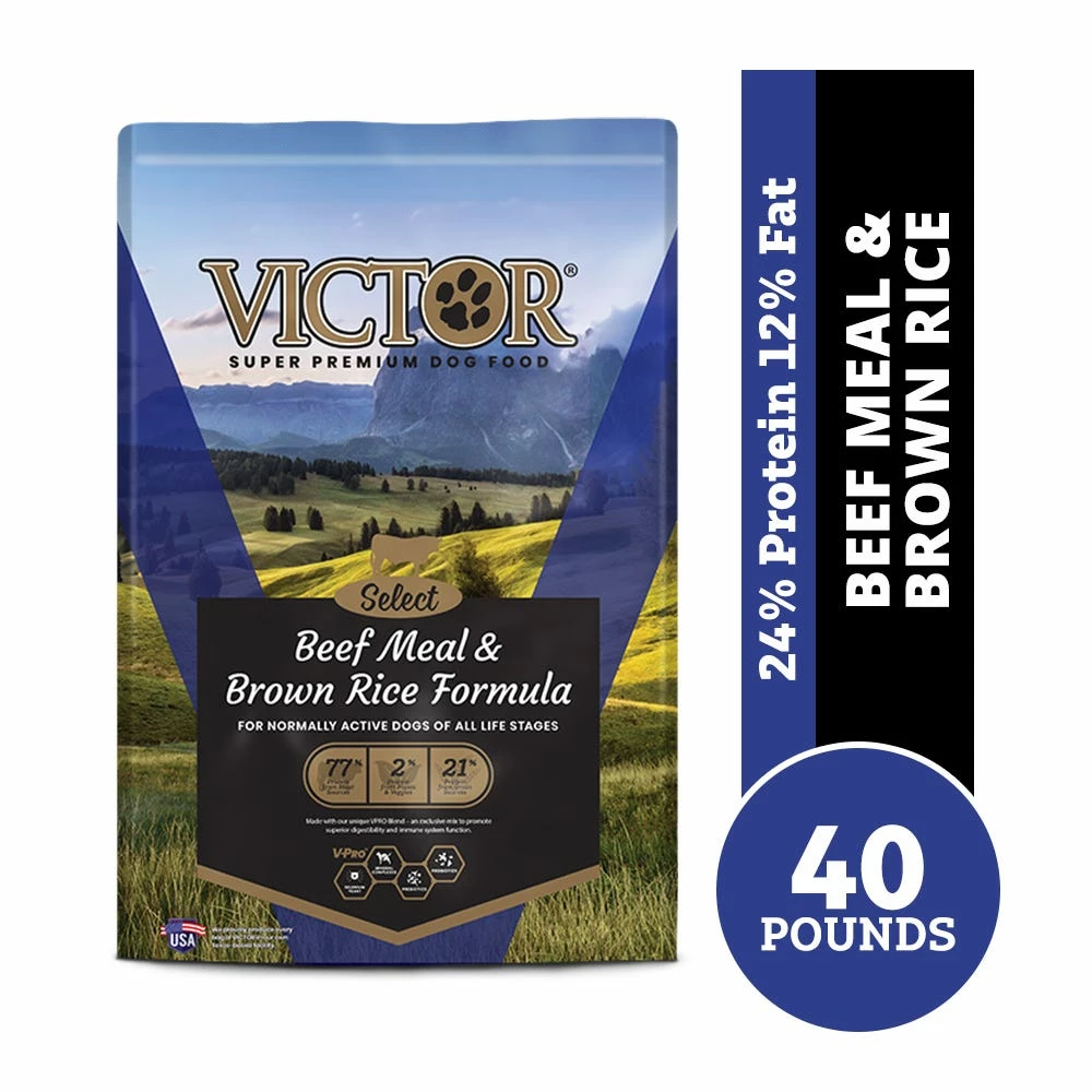 Victor Beef Meal and Brown Rice Formula Dry Dog Food, 40 lb. Bag 4 Victor Beef Meal and Brown Rice Formula Dry Dog Food, 40 lb. Bag - Image 2