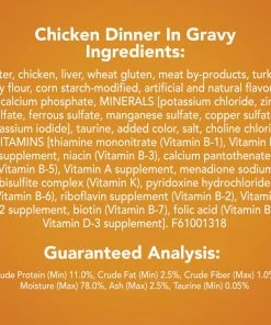 Purina Friskies Meaty Bits Chicken Dinner in Gravy Wet Cat Food, 5.5 oz. Can 15 Purina Friskies Meaty Bits Chicken Dinner in Gravy Wet Cat Food, 5.5 oz. Can -Pets & Wildlife Sales Store 64cad9593fc60a50549f6440776428e57ea47ab7 00050000421947 19