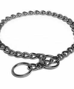 Scott Pets Choke Chain 24 Inch Medium Heavy - 655 - Dog Collars & Leashes