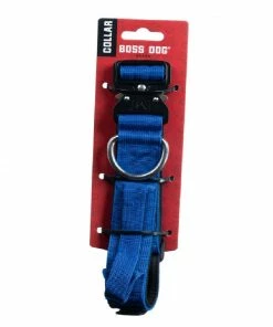 Boss Dog Brand Boss Dog® Brand 15" - 18" Adjustable Blue Dog Collar, Size Medium - 60035 - Dog Collars & Leashes