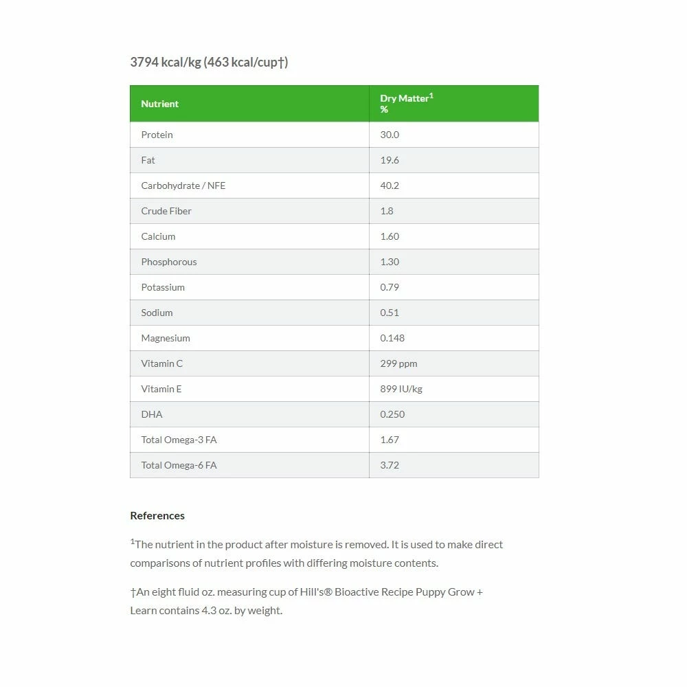 Hill's Bioactive Recipe Puppy Chicken & Brown Rice Dry Dog Food, 11 lb. Bag 6 Hill's Bioactive Recipe Puppy Chicken & Brown Rice Dry Dog Food, 11 lb. Bag - Image 4