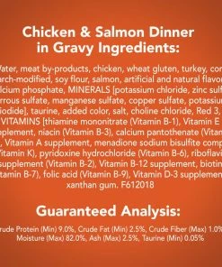 Purina Friskies Shreds Chicken & Salmon Dinner in Gravy Wet Cat Food, 5.5 oz. Can -Pets & Wildlife Sales Store 696e6c2174a3b64caa2e991a5edcf7bac241d025 00050000445691 19