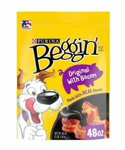 Purina Beggin' Strips Bacon Flavor Dog Treats, 6 oz. Pouch