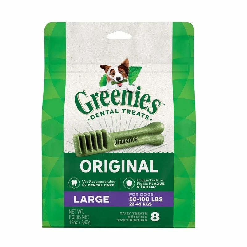 Greenies® Original Large Natural Dental Dog Treats, 8 Count Bag 3 Greenies® Original Large Natural Dental Dog Treats, 8 Count Bag