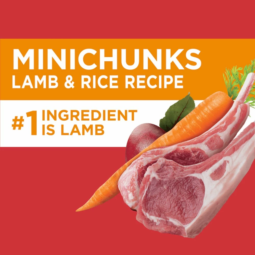Iams Minichunks Lamb & Rice Recipe, 30 lb. Bag - Dry Dog Food 5 Iams Minichunks Lamb & Rice Recipe, 30 lb. Bag - Dry Dog Food - Image 3