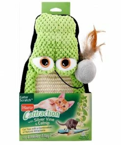 Hartz Cattraction Gator Scratch with Silvervine - 15785 - Cat Toys