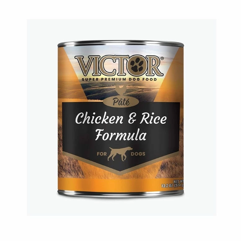 Victor Pet Food Victor Chicken & Rice Formula Pate Wet Dog Food, 13.2 oz. Can 3 Victor Pet Food Victor Chicken & Rice Formula Pate Wet Dog Food, 13.2 oz. Can