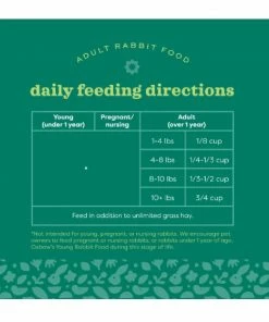 Oxbow Simple Harvest Adult Rabbit Food, 8 lb. Bag - Small Animal Feed & Treats -Pets & Wildlife Sales Store 73cacd4dc3a60e658ff3177edf3b40b700ff5279 667980005 5