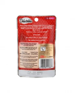 Hartz Delectables Cat Treat, Bisque Chicken & Beef non-seafood, 1.4 oz. Pouch - Cat Treats -Pets & Wildlife Sales Store 7408583d7d1feb68021f557c9a6f048a99c89dc3 2022016796 1