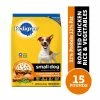 Pedigree® Small Dog Complete Nutrition Roasted Chicken, Rice & Vegetable Flavor Dry Dog Food, 15.9 lb. Bag -Pets & Wildlife Sales Store 74fb02b69dcdf4b4e253bff03f582de54a26a902 70200328