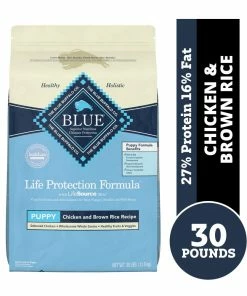 Blue Buffalo Life Protection Formula Adult Chicken & Brown Rice Recipe Dry Dog Food, 30 lb. Bag