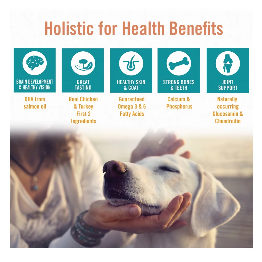 Chicken Soup for the Soul Mature - Chicken, Turkey & Brown Rice Recipe Dry Dog Food, 4.5 lb. Bag 6 Chicken Soup for the Soul Mature - Chicken, Turkey & Brown Rice Recipe Dry Dog Food, 4.5 lb. Bag - Image 4