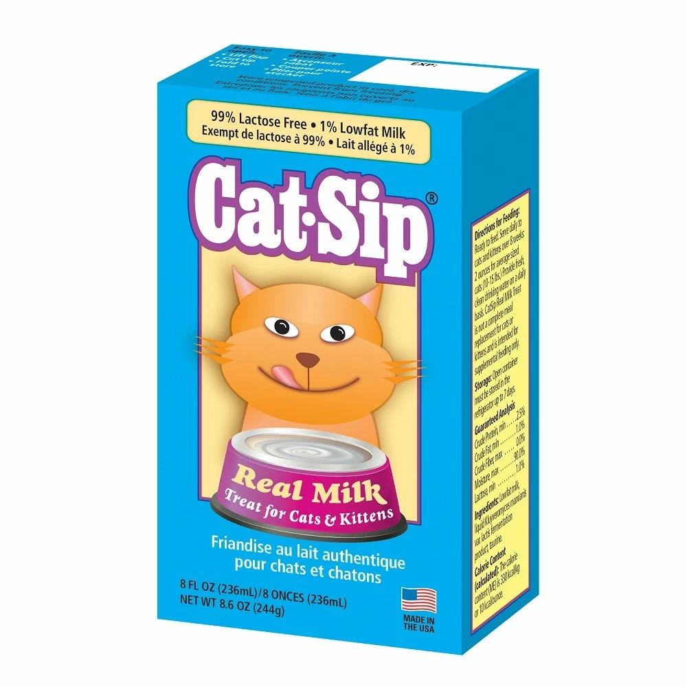Catisp PetAg CatSip Real Milk Liquid Cat & Kittens Treat, 8 oz. - 99780 - Dog Food 3 Catisp PetAg CatSip Real Milk Liquid Cat & Kittens Treat, 8 oz. - 99780 - Dog Food