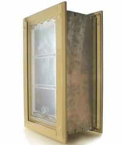 Endura Flap Pet Door - Wall Mount - Small Single flap - 6" W x 11" H - Tan frame 04PP06 1T - Pet Doors -Pets & Wildlife Sales Store 7844c6c0ebb3f53b28ca930d7970b3d2647db736 93401018 93401018 image 93401018