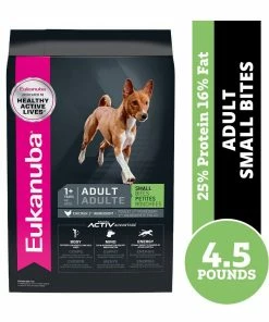 Eukanuba Small Bites Adult Dry Dog Food with Chicken, 4.5 lb. Bag