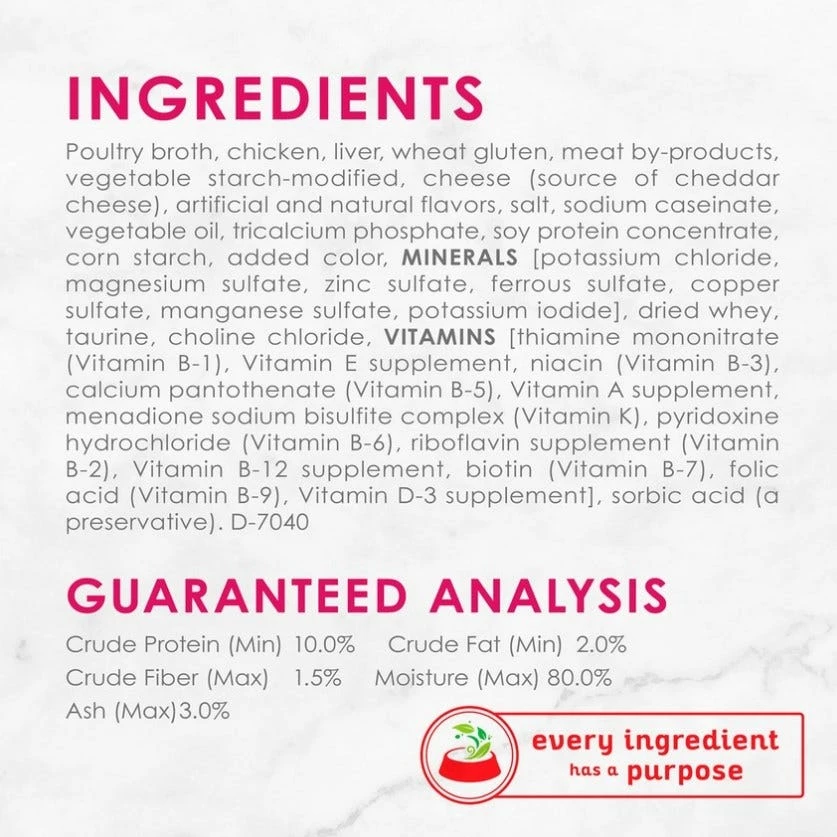 Purina Fancy Feast Delights with Cheddar Grilled Chicken & Cheddar Cheese Feast in Gravy Wet Cat Food, 3 oz. Can 4 Purina Fancy Feast Delights with Cheddar Grilled Chicken & Cheddar Cheese Feast in Gravy Wet Cat Food, 3 oz. Can - Image 2