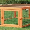 Trixie Pet Outdoor Run with Mesh Cover for Trixie's Rabbit Hutches - Large - 62282 - Small Animal Hutches