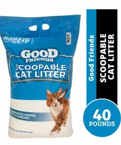Various Brands Good Friends Scoopable Cat Litter, 40 lb. Bag