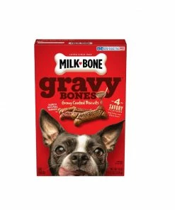 Milk-Bone GravyBones Dog Biscuits, Small Dog Treats, 19 oz. Box