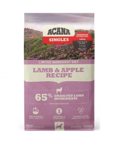 Acana Singles Limited Ingredient Diet Lamb & Apple Recipe Grain-Free Adult Dry Dog Food, 25 lb. Bag