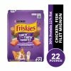 Purina Friskies Surfin' & Turfin' Favorites Adult Dry Cat Food, 22 lb. Bag