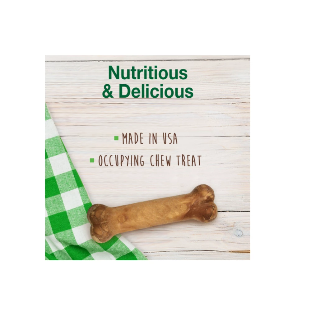 Nylabone Healthy Edibles Longer Lasting Roast Beef Flavor Dog Bone Treat, Wolf Size, 2 Pack - NE803TPP - Dogs 4 Nylabone Healthy Edibles Longer Lasting Roast Beef Flavor Dog Bone Treat, Wolf Size, 2 Pack - NE803TPP - Dogs - Image 2