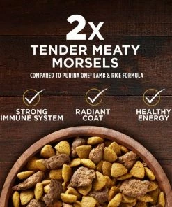 NESTLE PURINA PETCARE CO Purina ONE High Protein Natural Dry Dog Food; True Instinct with Real Turkey & Venison, 36 lb. Bag -Pets & Wildlife Sales Store 8b3591cbecc913046a8493da6aaef8767936a2f3 35202014 6