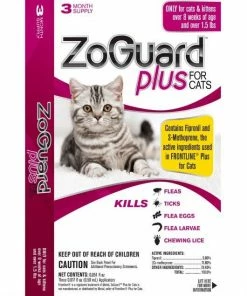 ZoGuard Plus Flea & Tick for Cats - 3 Pack - 511101 - Cat Flea & Tick